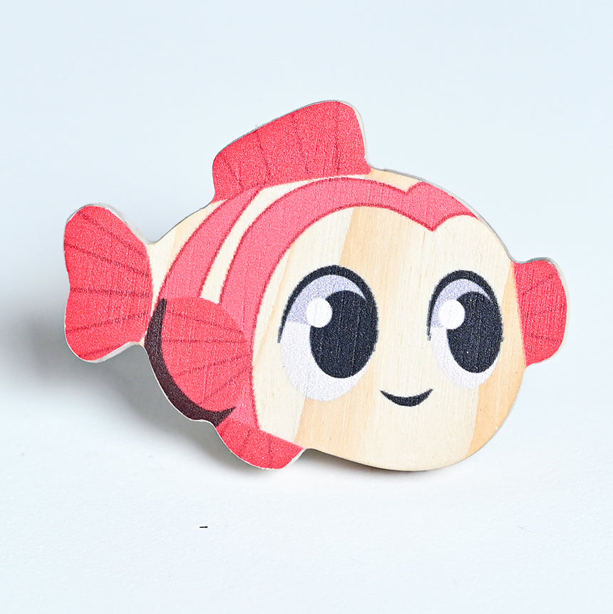 Fish Wooden / Drawer Knob – Handcrafted Kids Room Hardware | Pinch of Pretty
