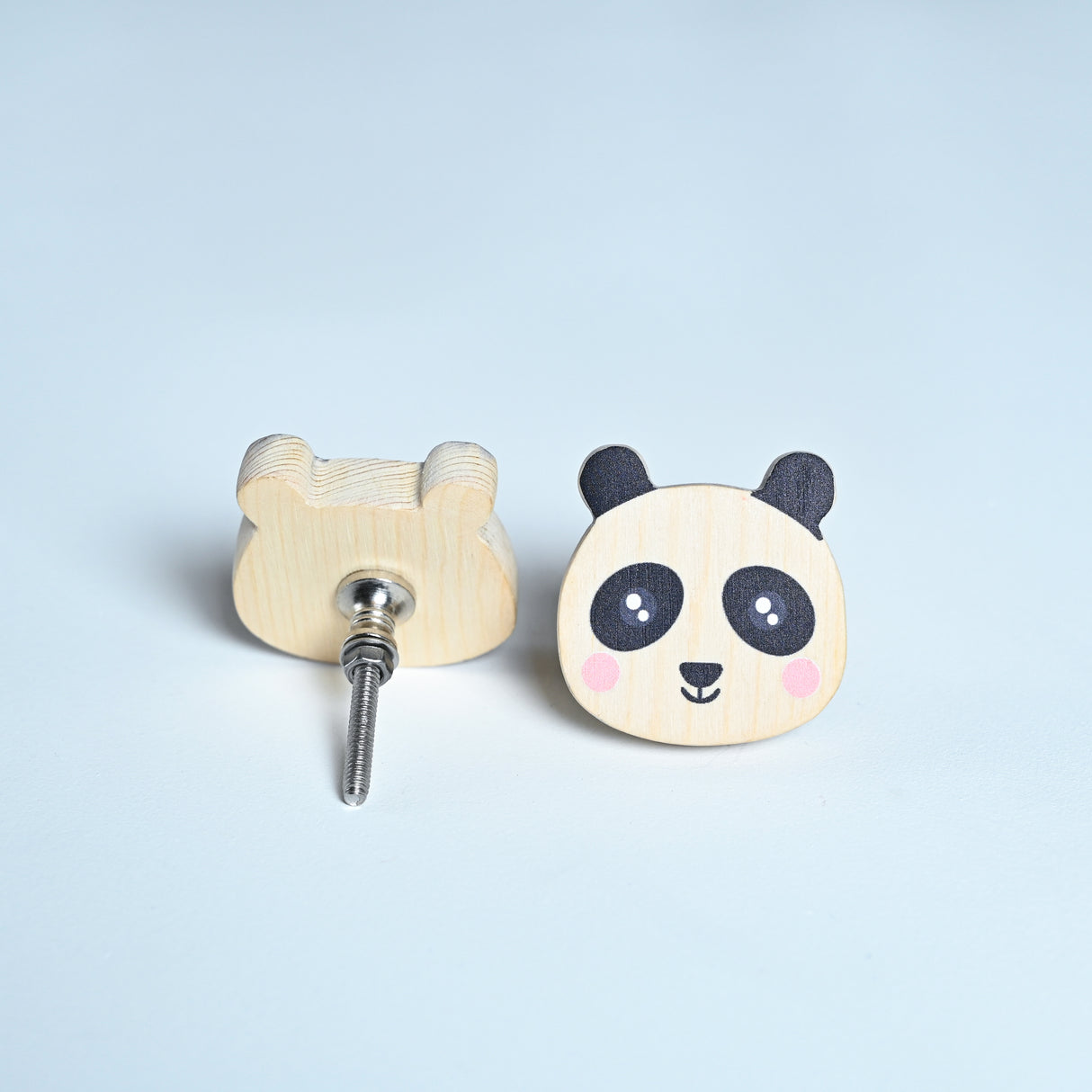 Panda Wooden / Drawer Knob – Handcrafted Kids Room Hardware | Pinch of Pretty