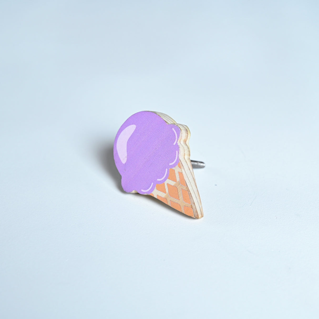Ice Cream Wooden / Drawer Knob – Handcrafted Kids Room Hardware | Pinch of Pretty
