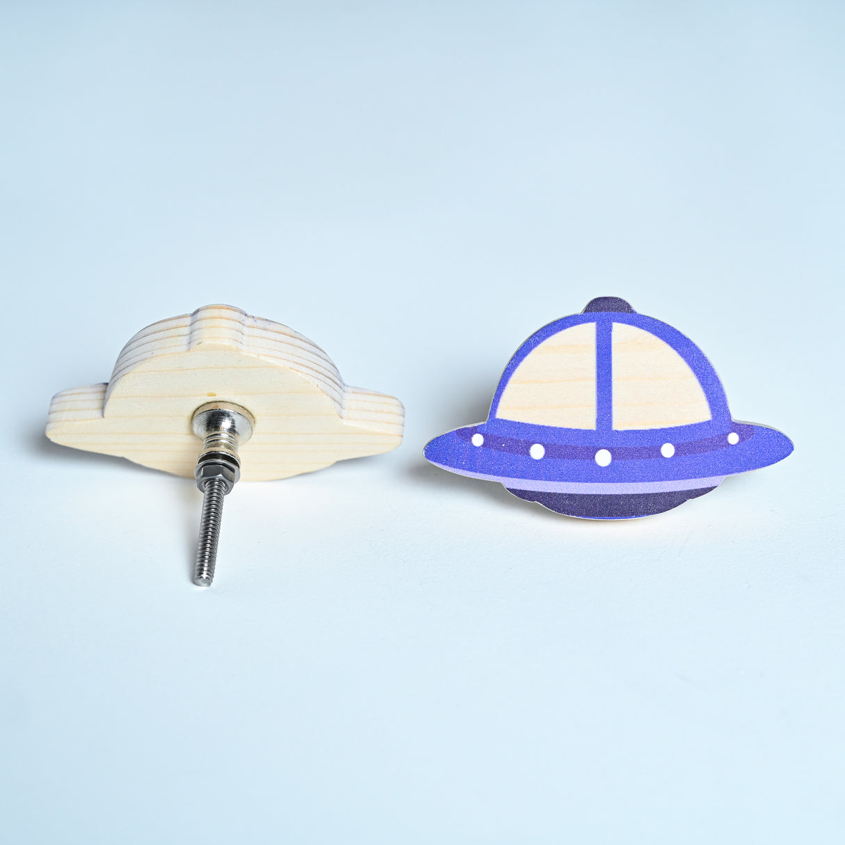 Space Wooden / Drawer Knob – Handcrafted Kids Room Hardware | Pinch of Pretty