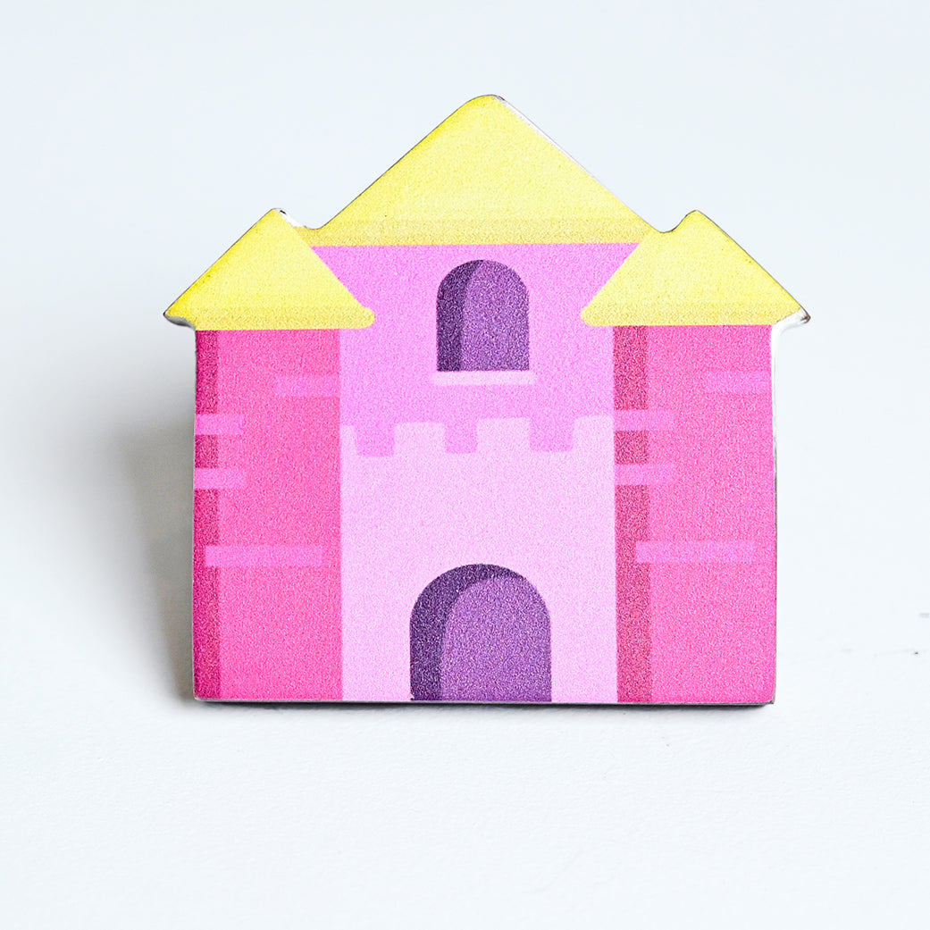 Castle Wooden / Drawer Knob – Handcrafted Kids Room Hardware | Pinch of Pretty