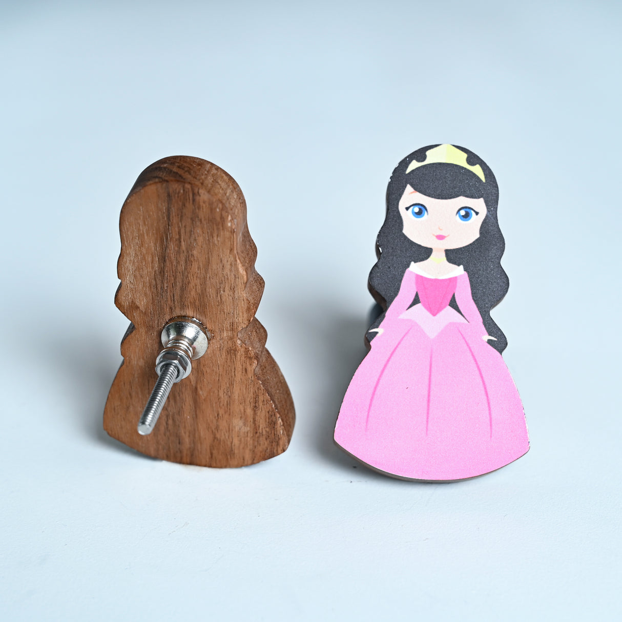 Princess Wooden / Drawer Knob – Handcrafted Kids Room Hardware | Pinch of Pretty