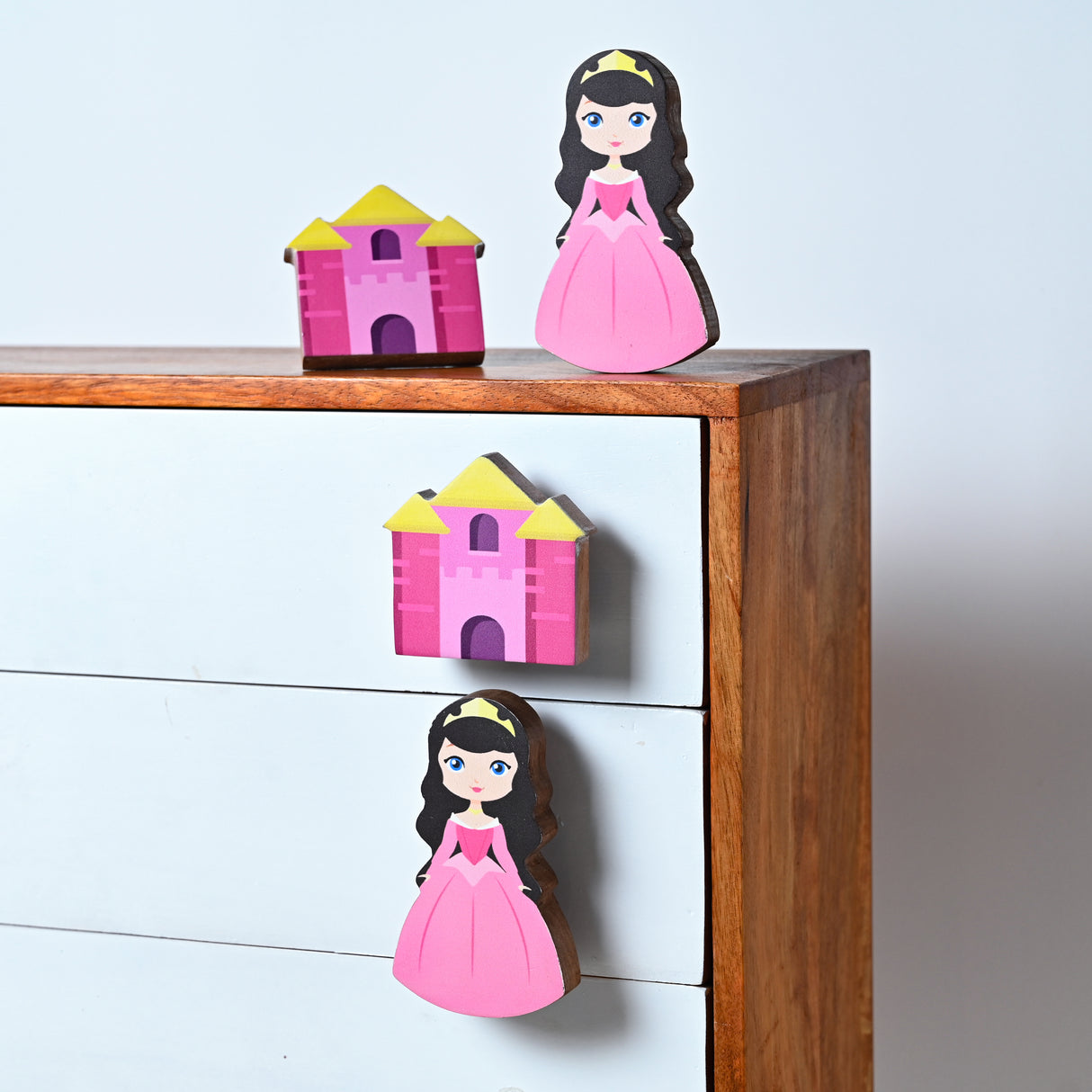 Princess Wooden / Drawer Knob – Handcrafted Kids Room Hardware | Pinch of Pretty