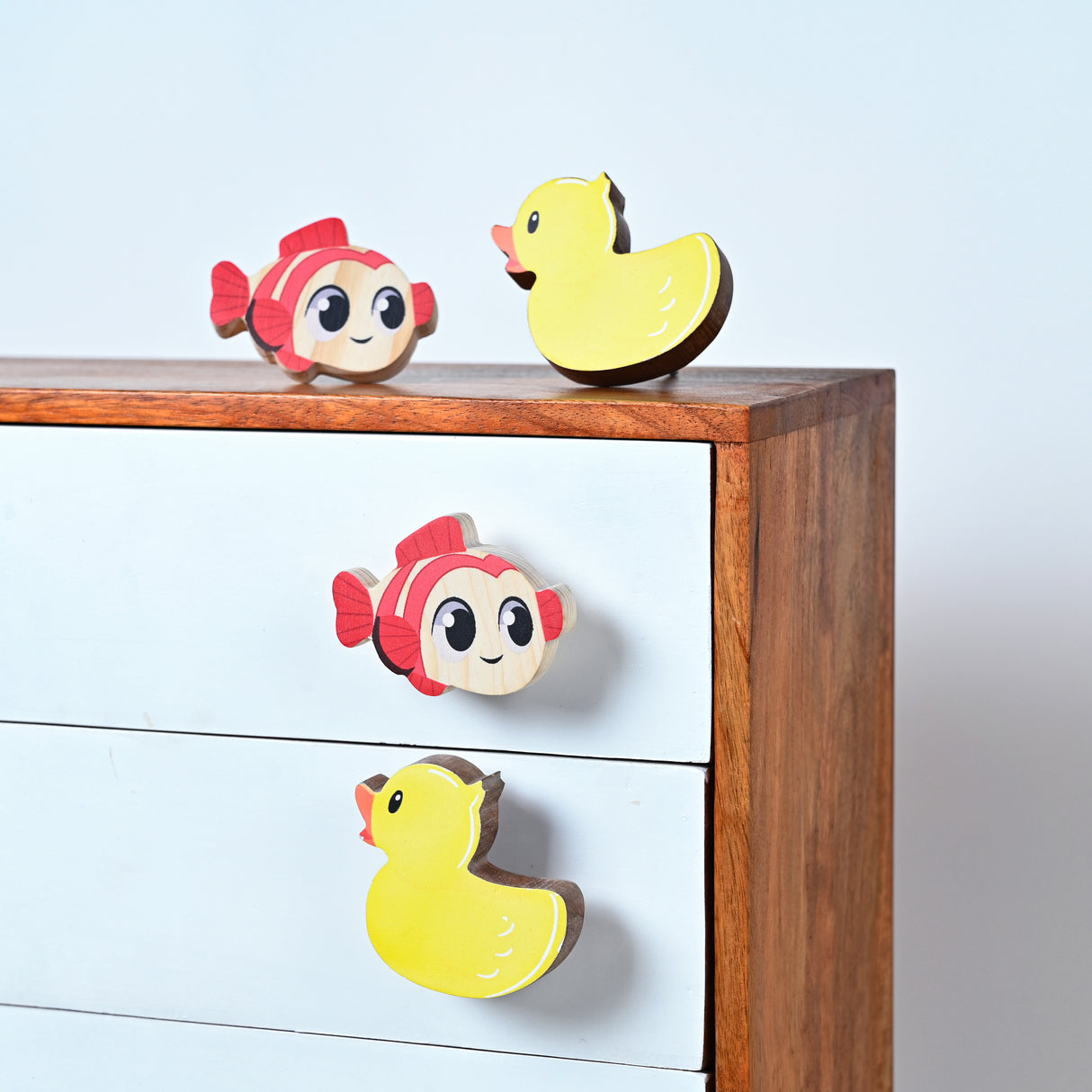 Duck Wooden / Drawer Knob – Handcrafted Kids Room Hardware | Pinch of Pretty