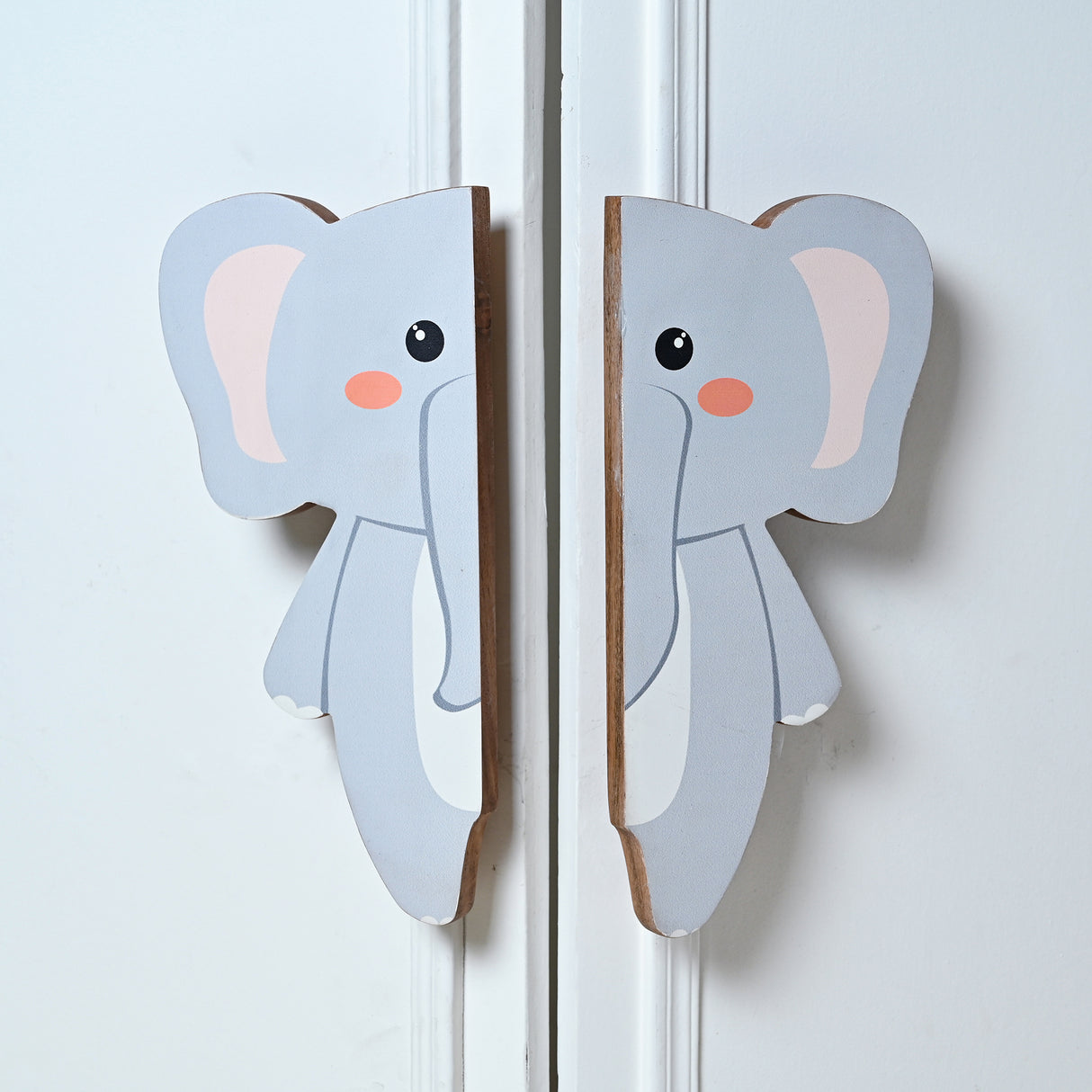 Elephant Wooden Cupboard Handle / Drawer – Handcrafted Kids Room Hardware | Pinch of Pretty