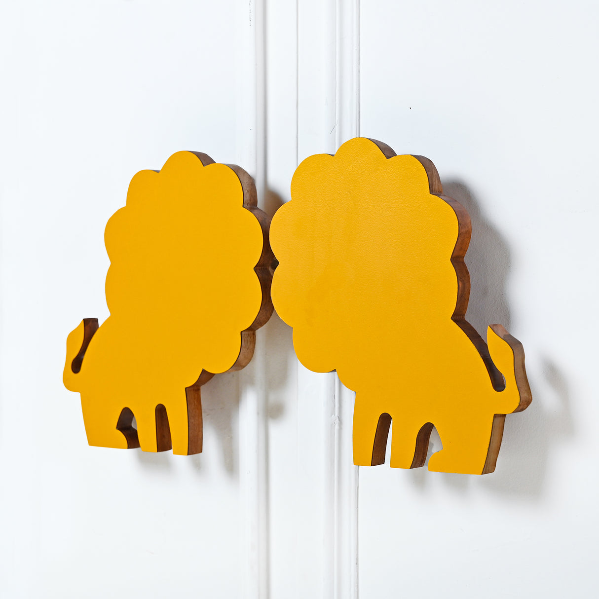 Lion Wooden Cupboard Handle / Drawer – Handcrafted Kids Room Hardware | Pinch of Pretty