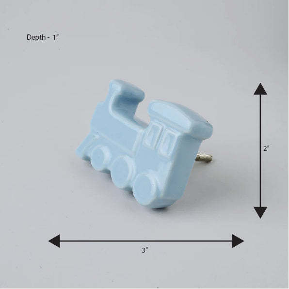 Train Ceramic Knob – Stylish Cupboard & Drawer Handle for Kids’ Room