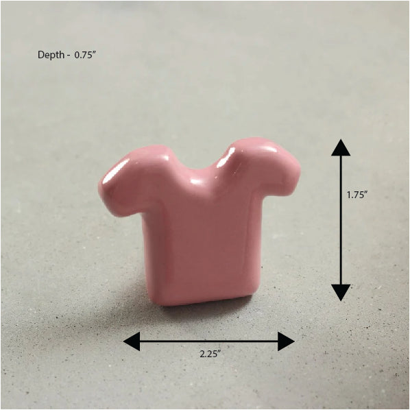 T-shirt Ceramic Knob – Stylish Cupboard & Drawer Handle for Kids’ Room
