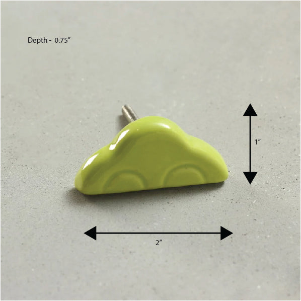 Willy Wonka Car Ceramic Knob – Stylish Cupboard & Drawer Handle for Kids’ Room