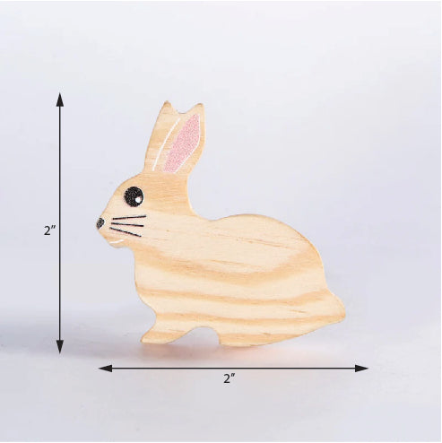 Rabbit Knob Wooden / Drawer Knob – Handcrafted Kids Room Hardware | Pinch of Pretty