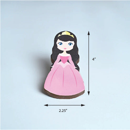 Princess Wooden / Drawer Knob – Handcrafted Kids Room Hardware | Pinch of Pretty