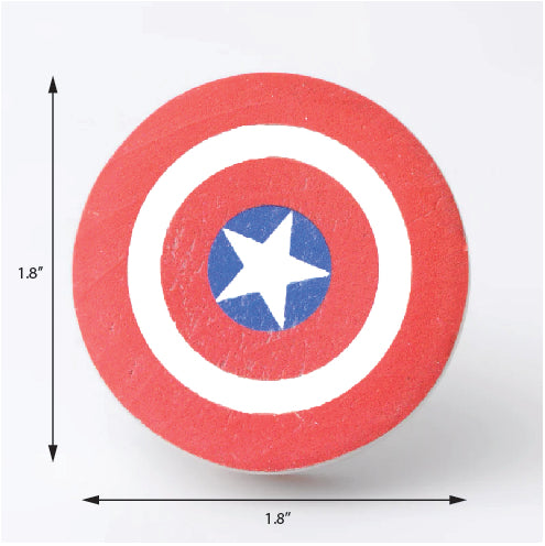 Captain America Wooden / Drawer Knob – Handcrafted Kids Room Hardware | Pinch of Pretty