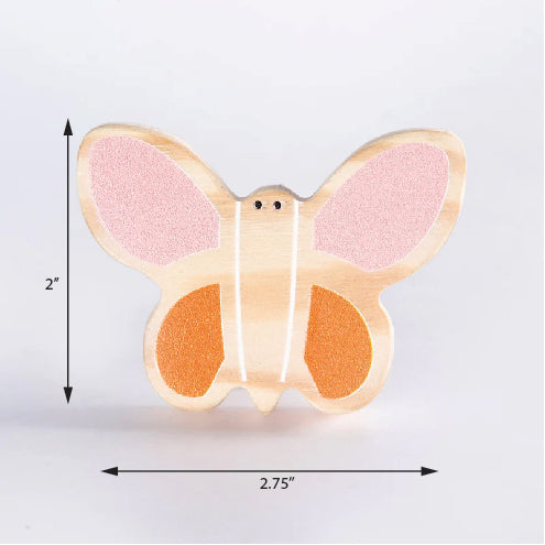 Butterfly Wooden / Drawer Knob – Handcrafted Kids Room Hardware | Pinch of Pretty