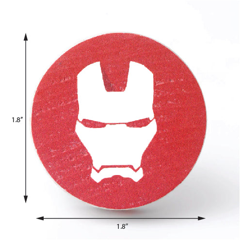 Ironman Wooden / Drawer Knob – Handcrafted Kids Room Hardware | Pinch of Pretty