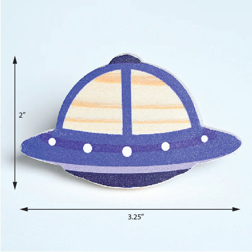 Space Wooden / Drawer Knob – Handcrafted Kids Room Hardware | Pinch of Pretty