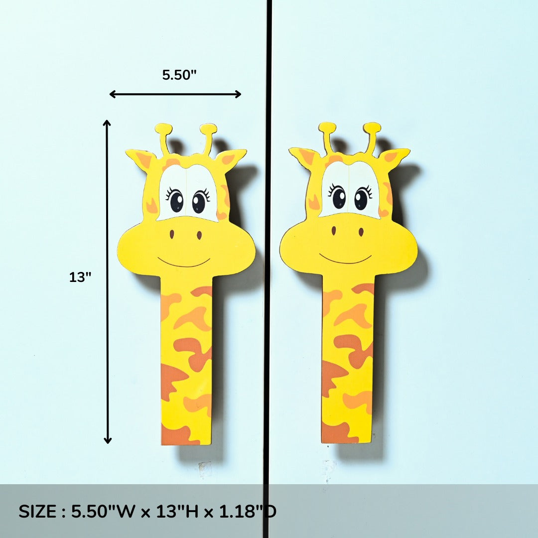 Giraffe Wooden Cupboard Handle / Drawer – Handcrafted Kids Room Hardware | Pinch of Pretty