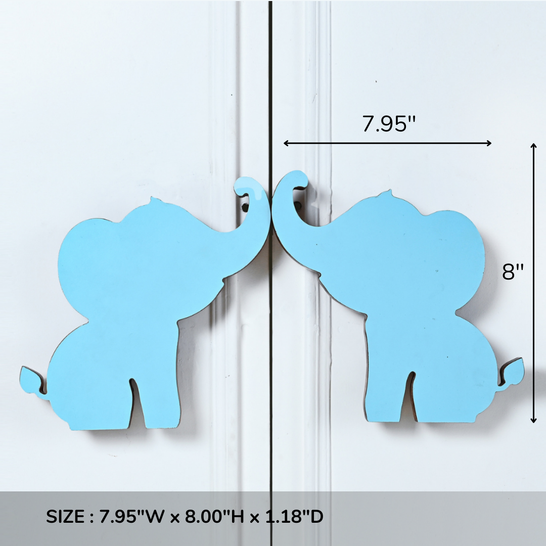 Elephant Wooden Cupboard Handle / Drawer – Handcrafted Kids Room Hardware | Pinch of Pretty