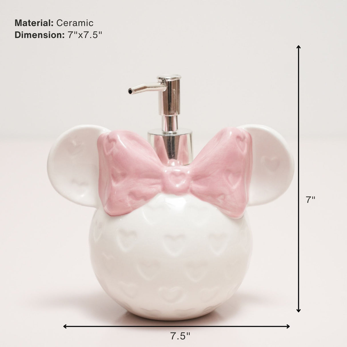 Mini Mouse Soap Dispenser – Adorable Ceramic Bathroom Accessory | Pinch of Pretty