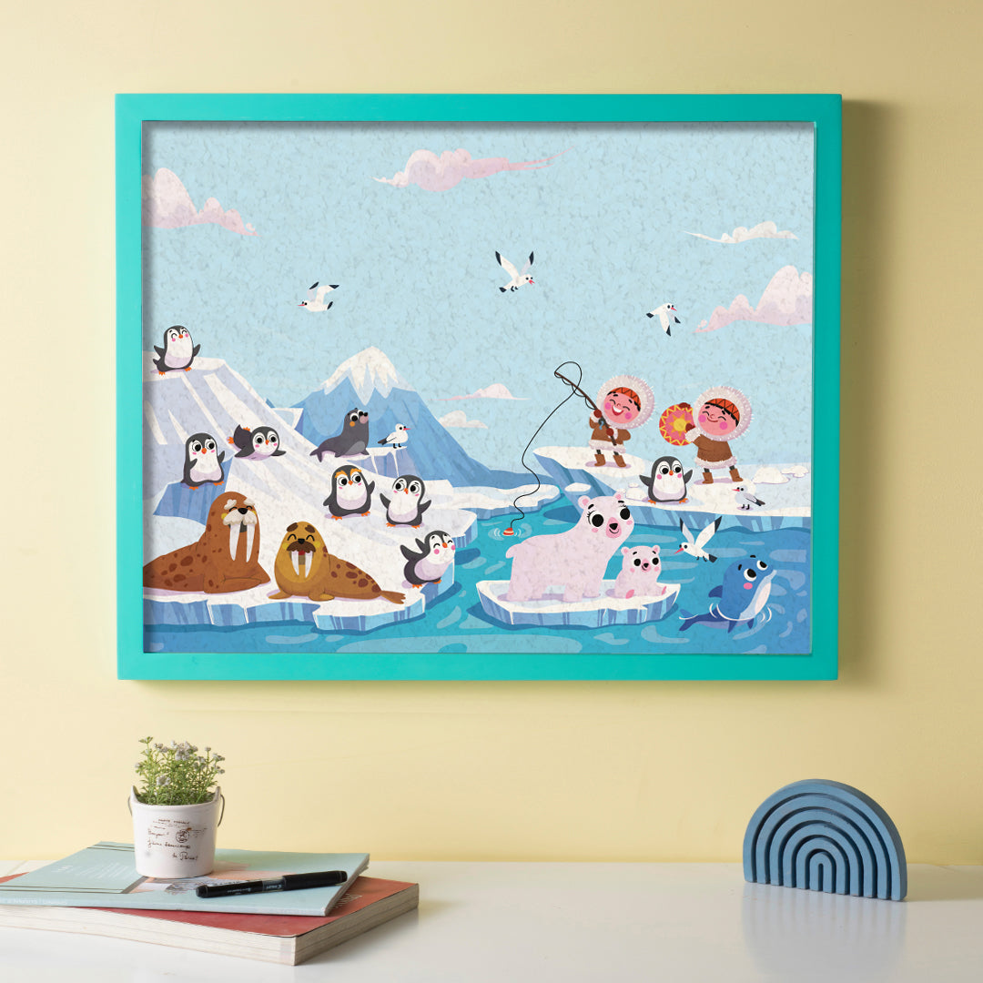 ARCTIC ANIMALS PINBOARD
