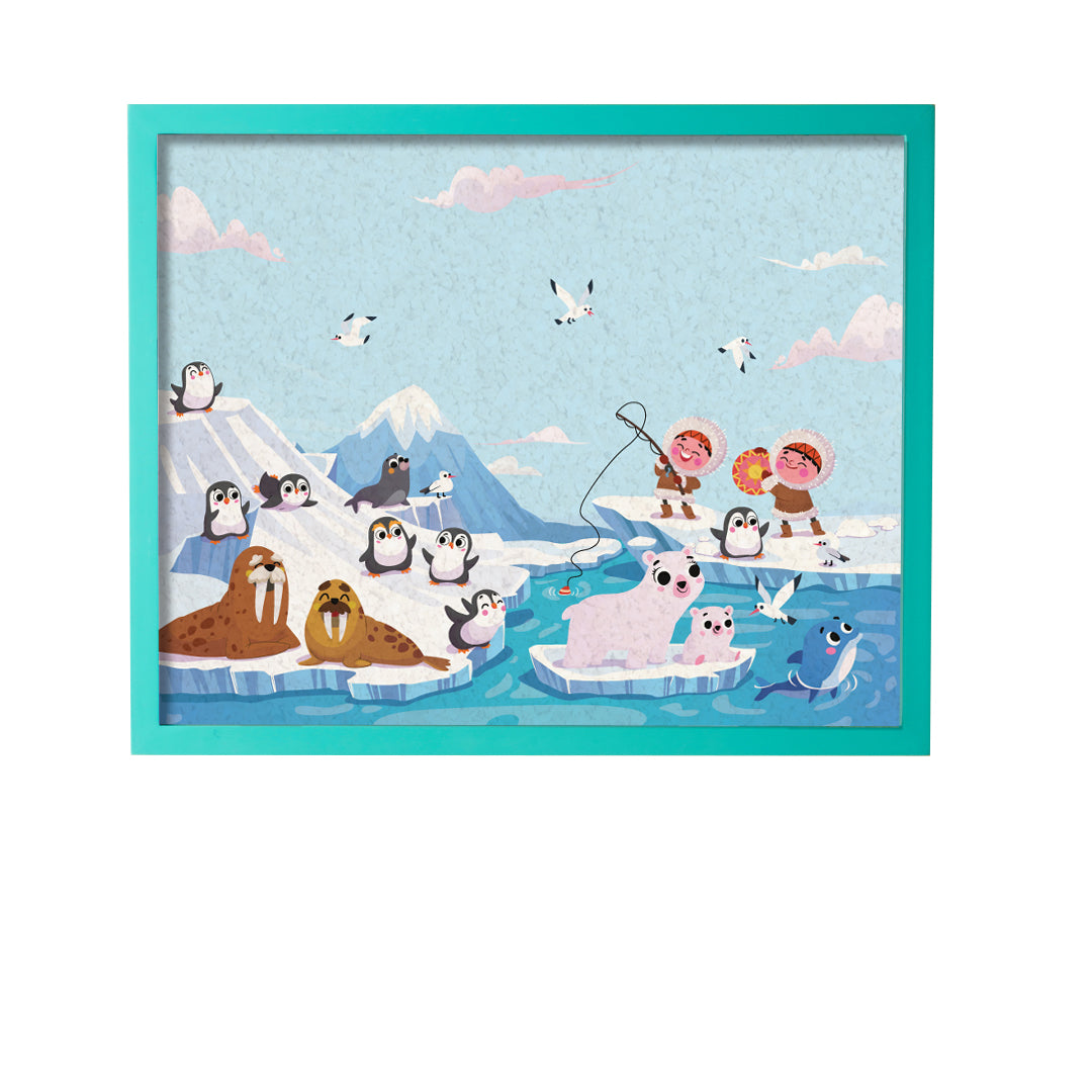 ARCTIC ANIMALS PINBOARD