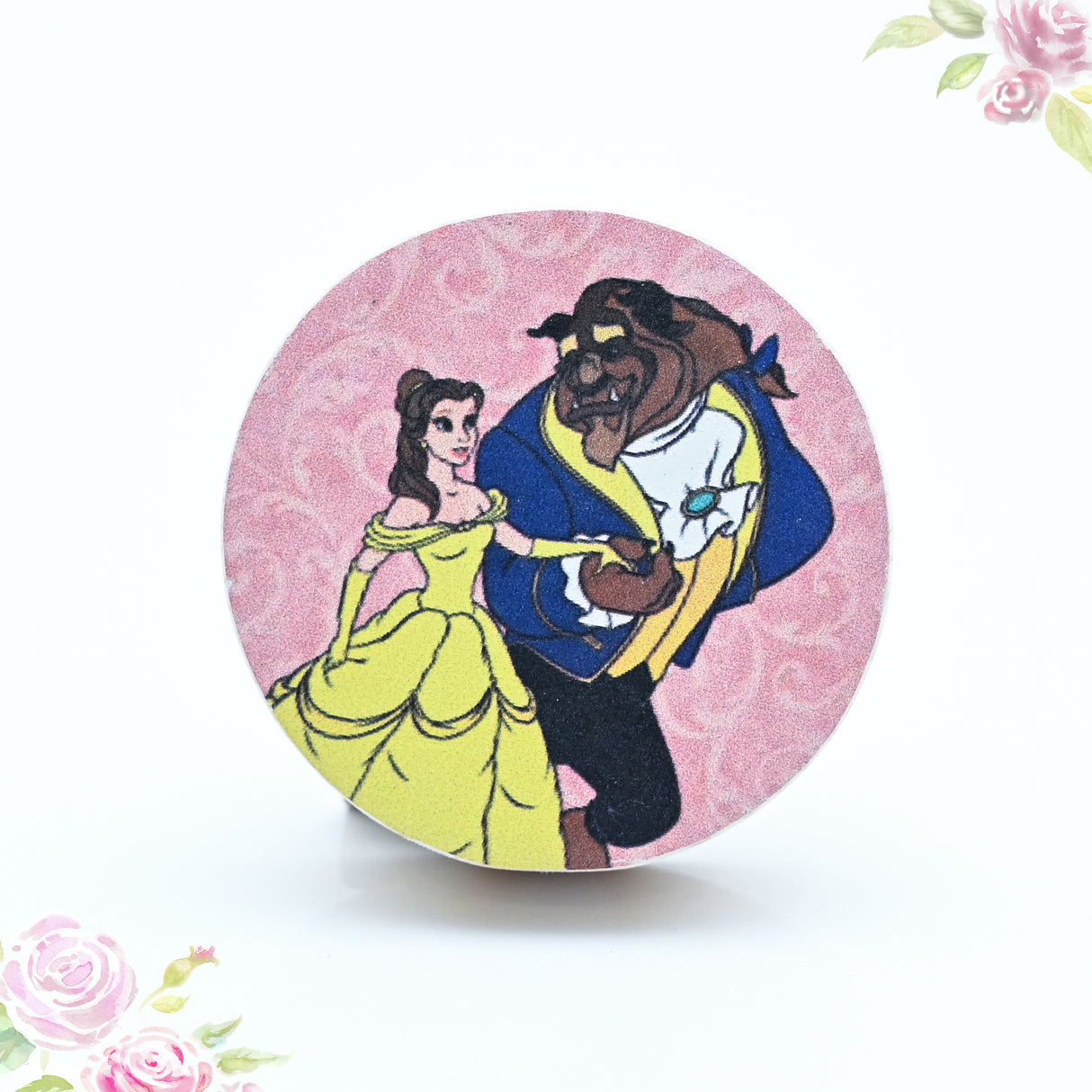 Belle and Beast Themed Wooden / Drawer Knob– Handcrafted Kids Room Hardware | Pinch of Pretty