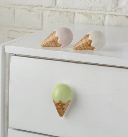 Special Combo Offer: Pack of 3 Ice Cream Ceramic Knobs