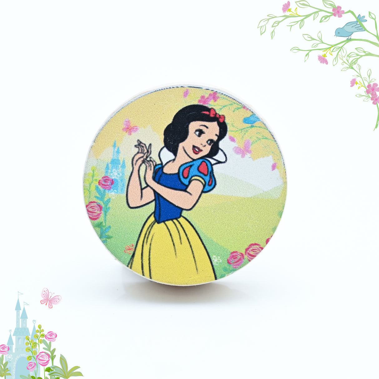 Snow White Themed Drawer Wooden / Drawer Knob– Handcrafted Kids Room Hardware | Pinch of Pretty