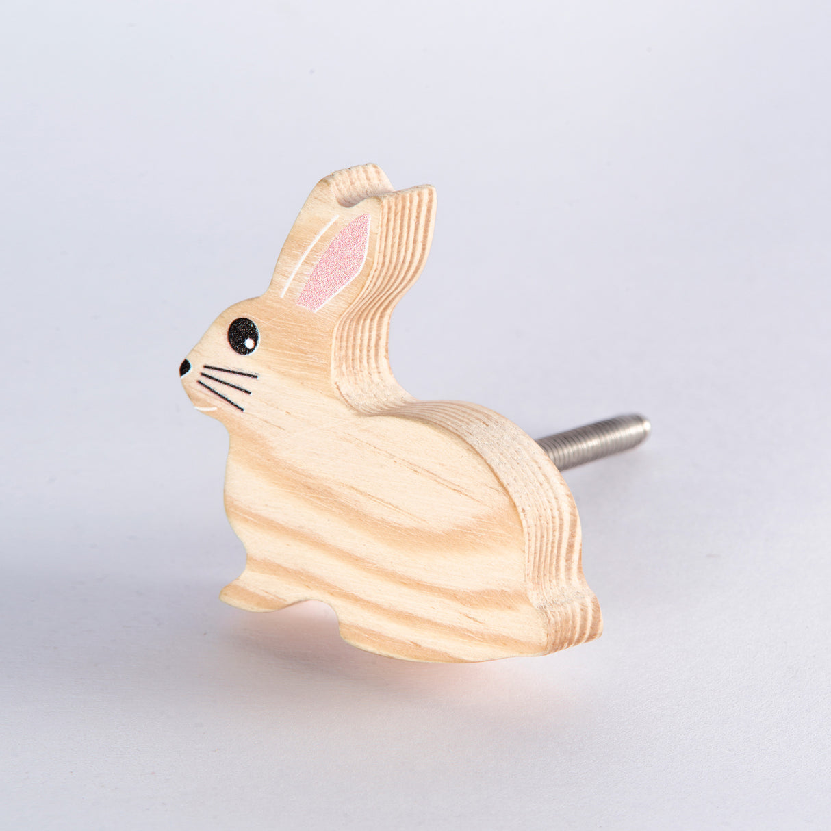 Rabbit Knob Wooden / Drawer Knob – Handcrafted Kids Room Hardware | Pinch of Pretty