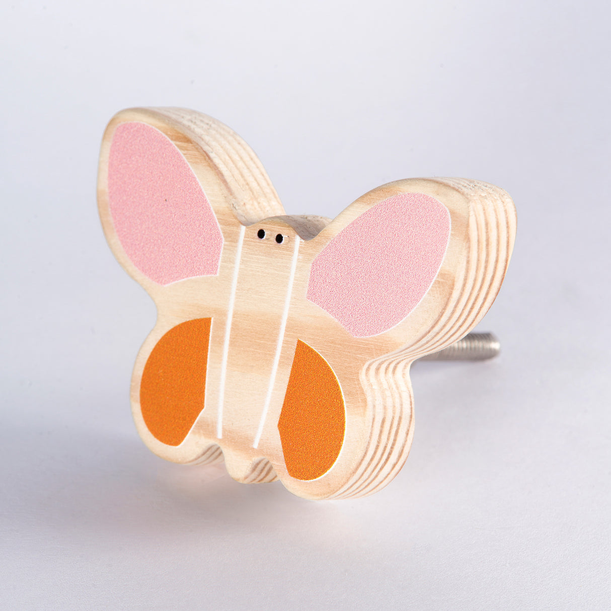 Butterfly Wooden / Drawer Knob – Handcrafted Kids Room Hardware | Pinch of Pretty