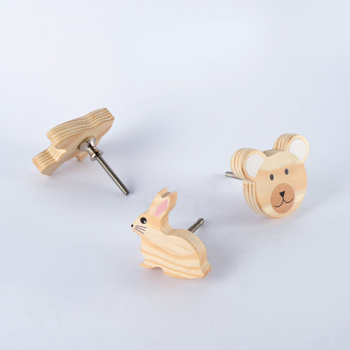 Rabbit Knob Wooden / Drawer Knob – Handcrafted Kids Room Hardware | Pinch of Pretty