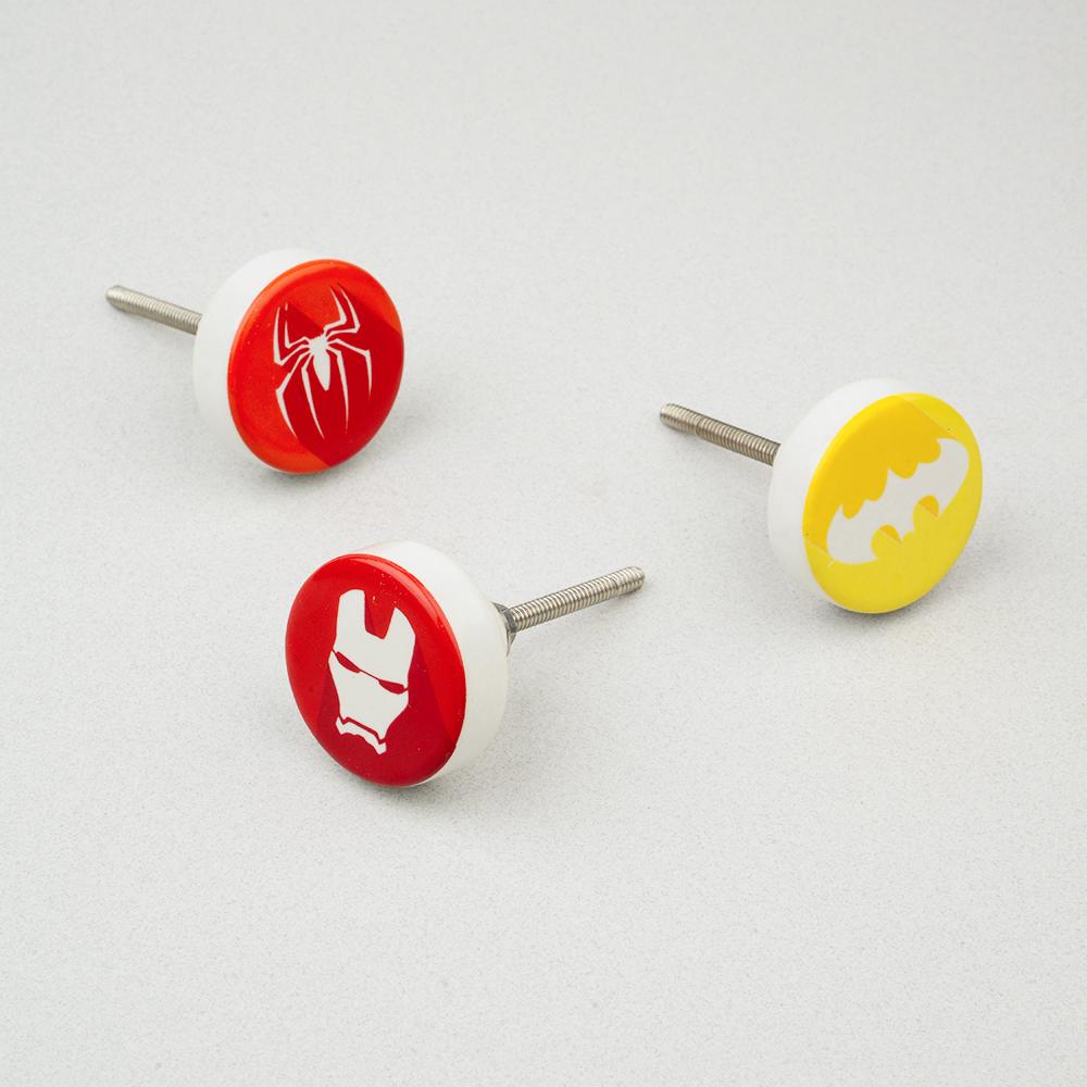 Batman Ceramic Knob – Stylish Cupboard & Drawer Handle for Kids’ Room