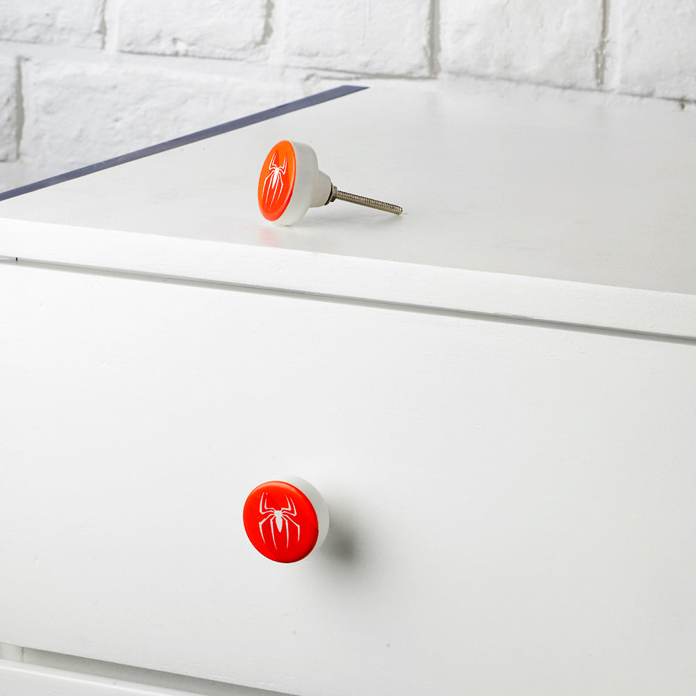 Spiderman Ceramic Knob – Stylish Cupboard & Drawer Handle for Kids’ Room