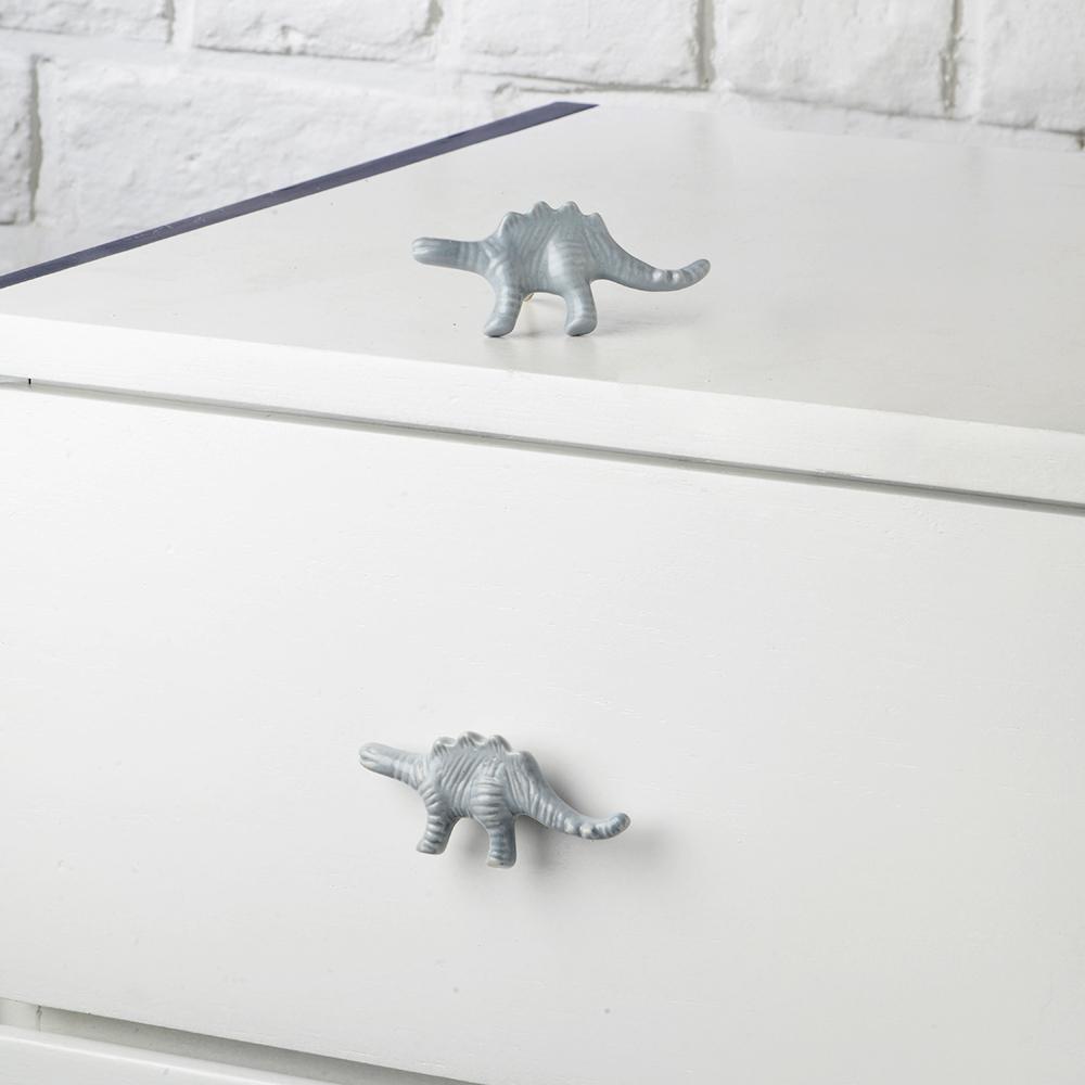Dinosaur Ceramic Knob – Stylish Cupboard & Drawer Handle for Kids’ Room