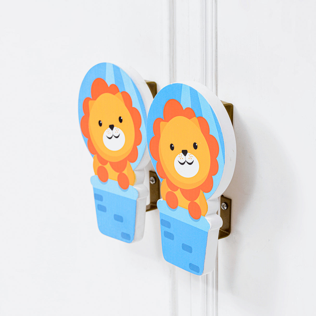 Lion Wooden Cupboard Handle / Drawer – Handcrafted Kids Room Hardware | Pinch of Pretty