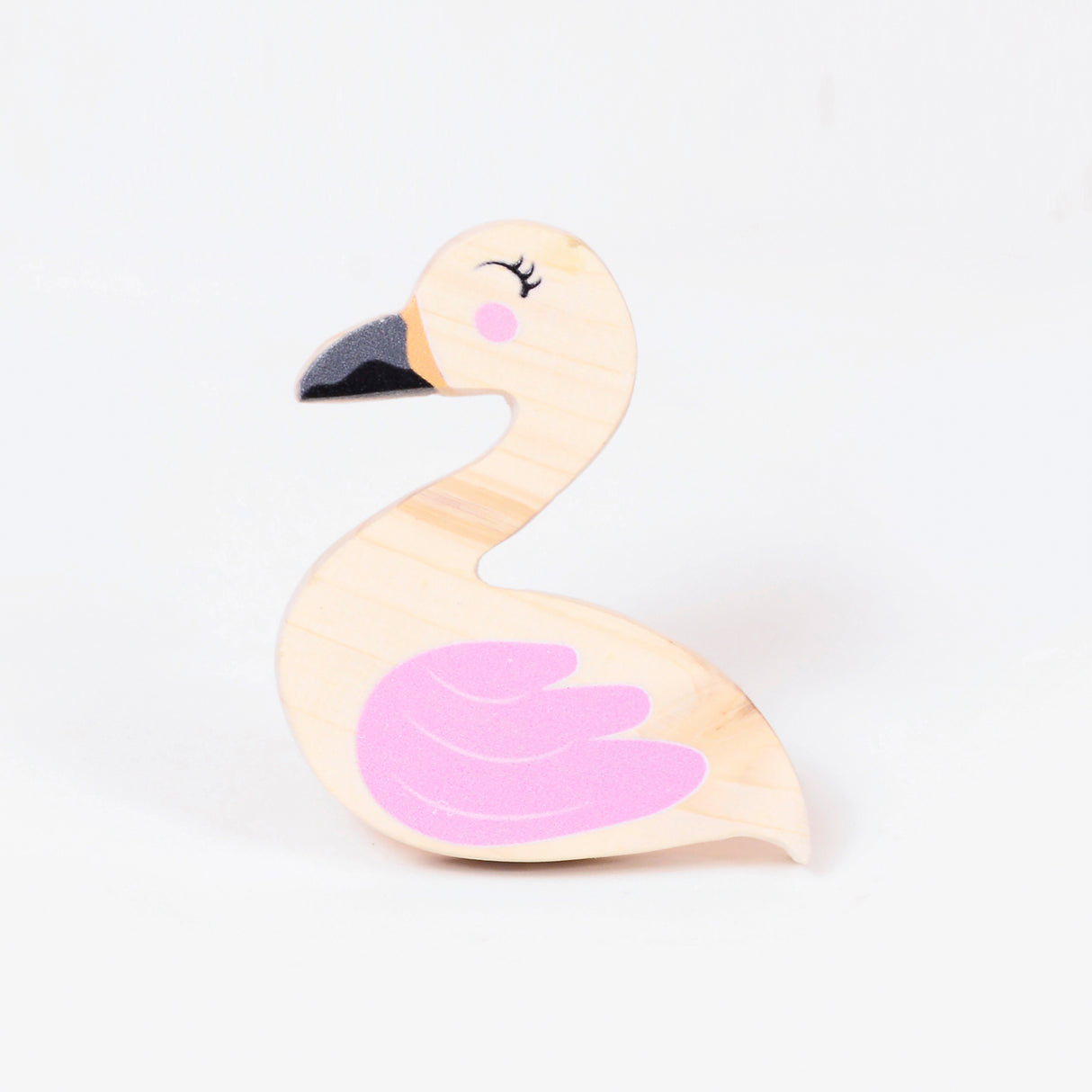 Flamingo Wooden / Drawer Knob – Handcrafted Kids Room Hardware | Pinch of Pretty