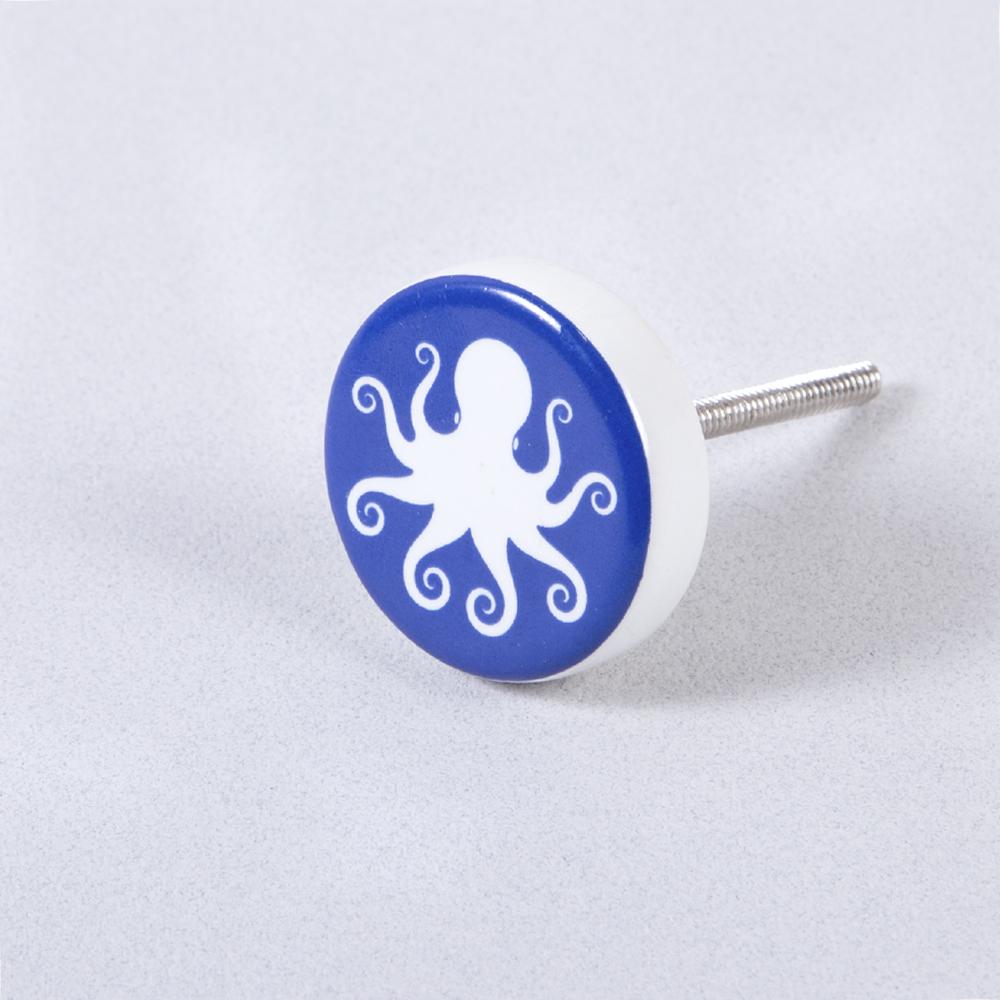 Octopus Ceramic Knob – Stylish Cupboard & Drawer Handle for Kids’ Room