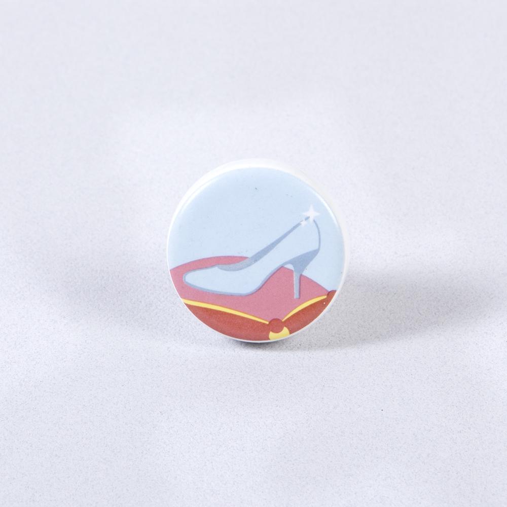 Princess Shoe Ceramic Knob – Stylish Cupboard & Drawer Handle for Kids’ Room