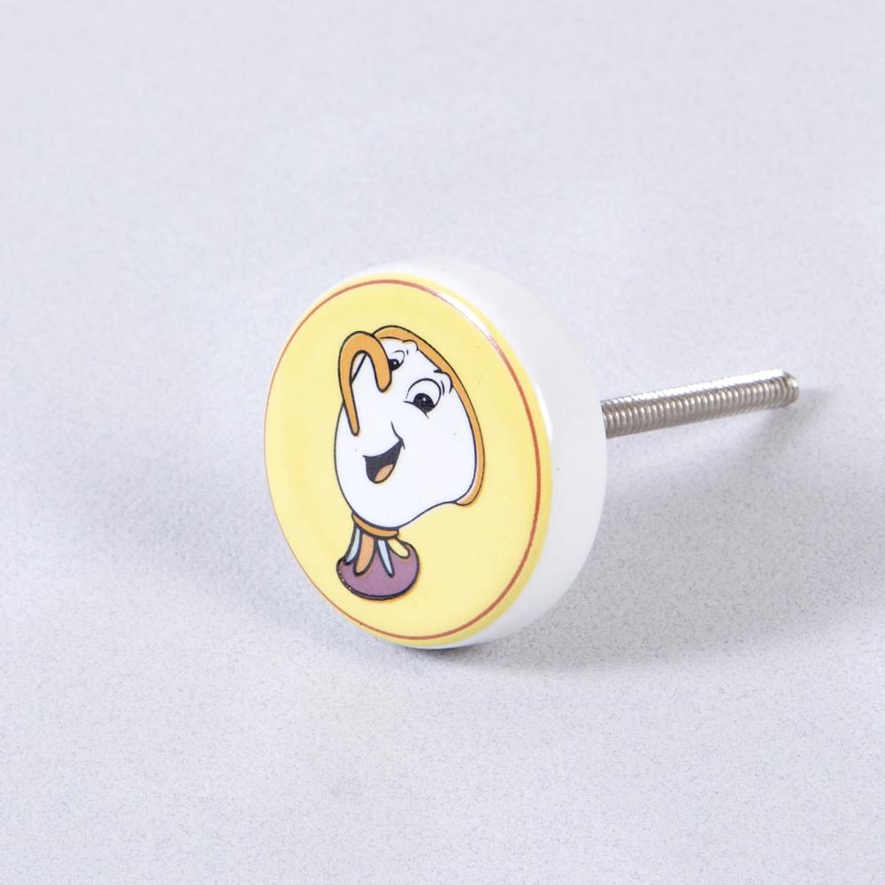 Mr. Cup Knob Ceramic Knob – Stylish Cupboard & Drawer Handle for Kids’ Room