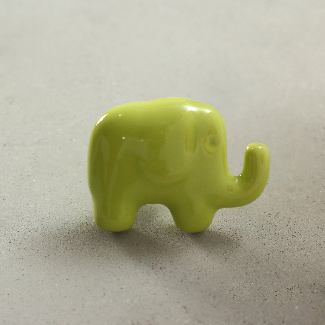 Jumbo Elephant Ceramic Knob – Stylish Cupboard & Drawer Handle for Kids’ Room)