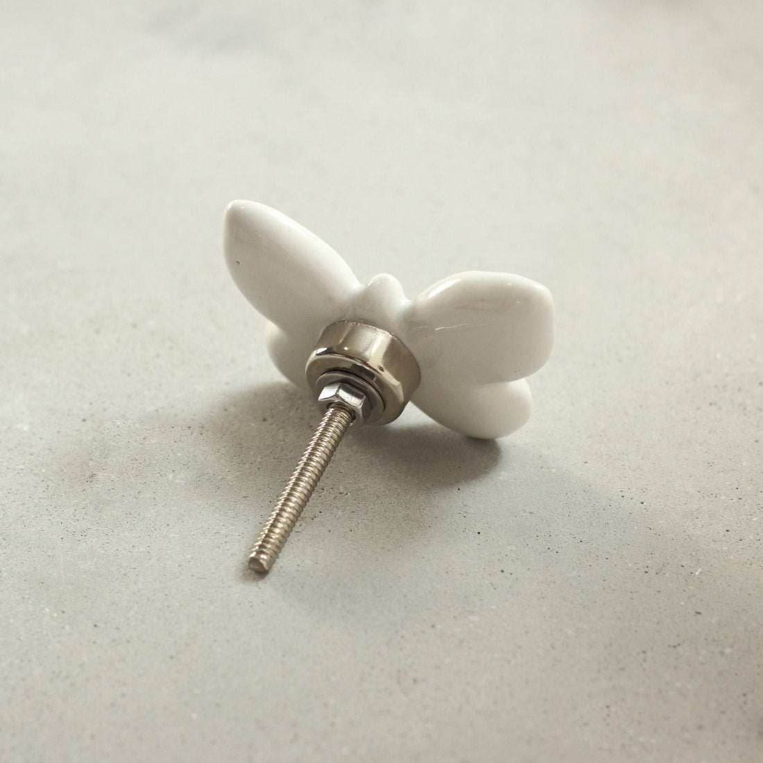 Fly High Butterfly Ceramic Knob – Stylish Cupboard & Drawer Handle for Kids’ Room