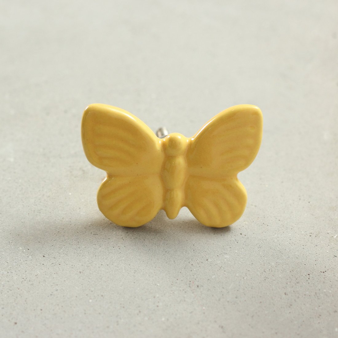 Fly High Butterfly Ceramic Knob – Stylish Cupboard & Drawer Handle for Kids’ Room