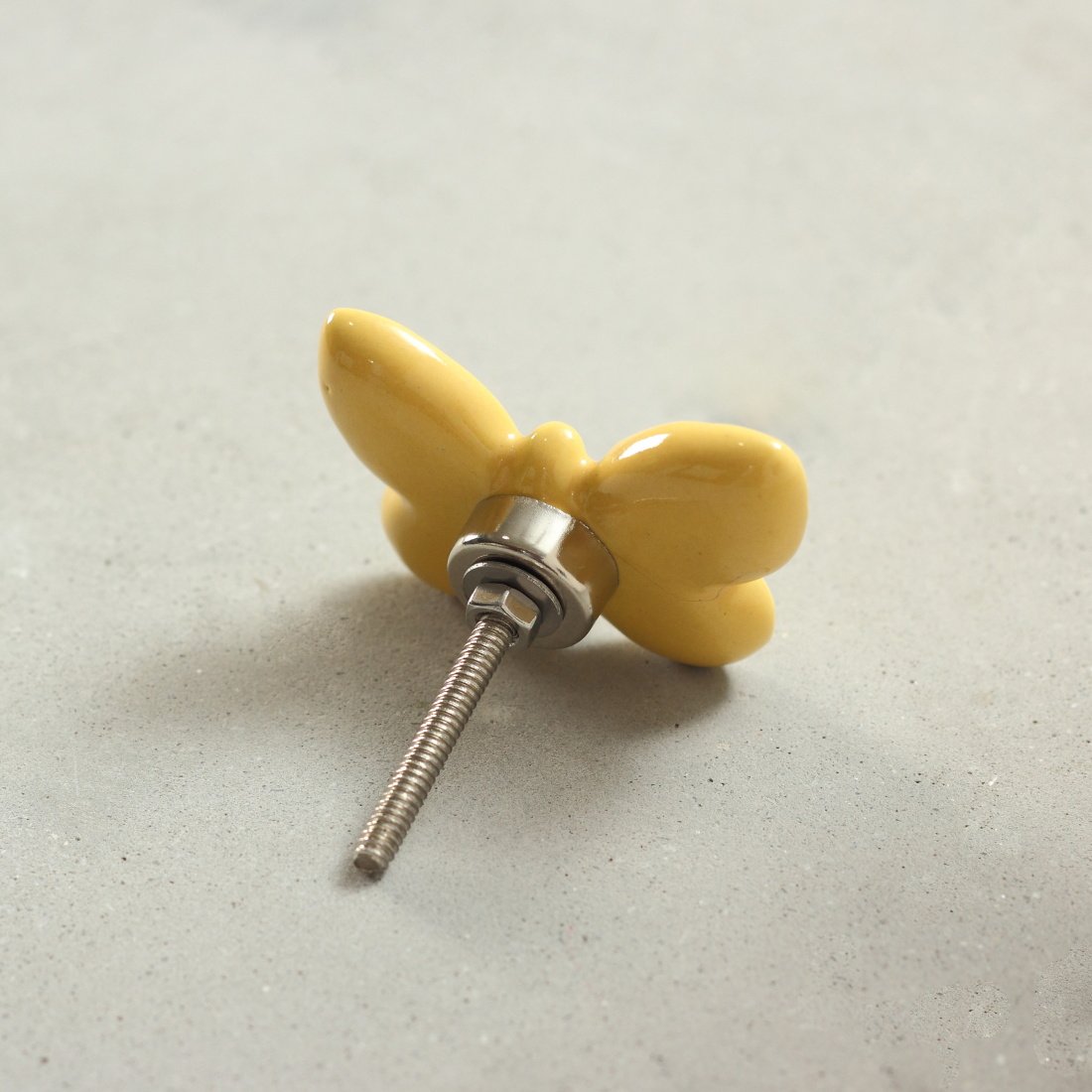 Fly High Butterfly Ceramic Knob – Stylish Cupboard & Drawer Handle for Kids’ Room