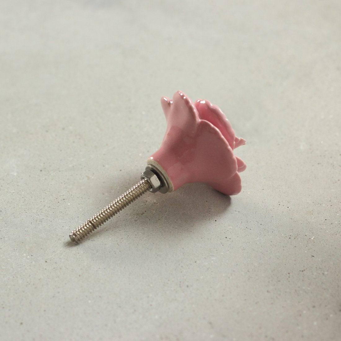 Blossom Flower Ceramic Knob – Stylish Cupboard & Drawer Handle for Kids’ Room