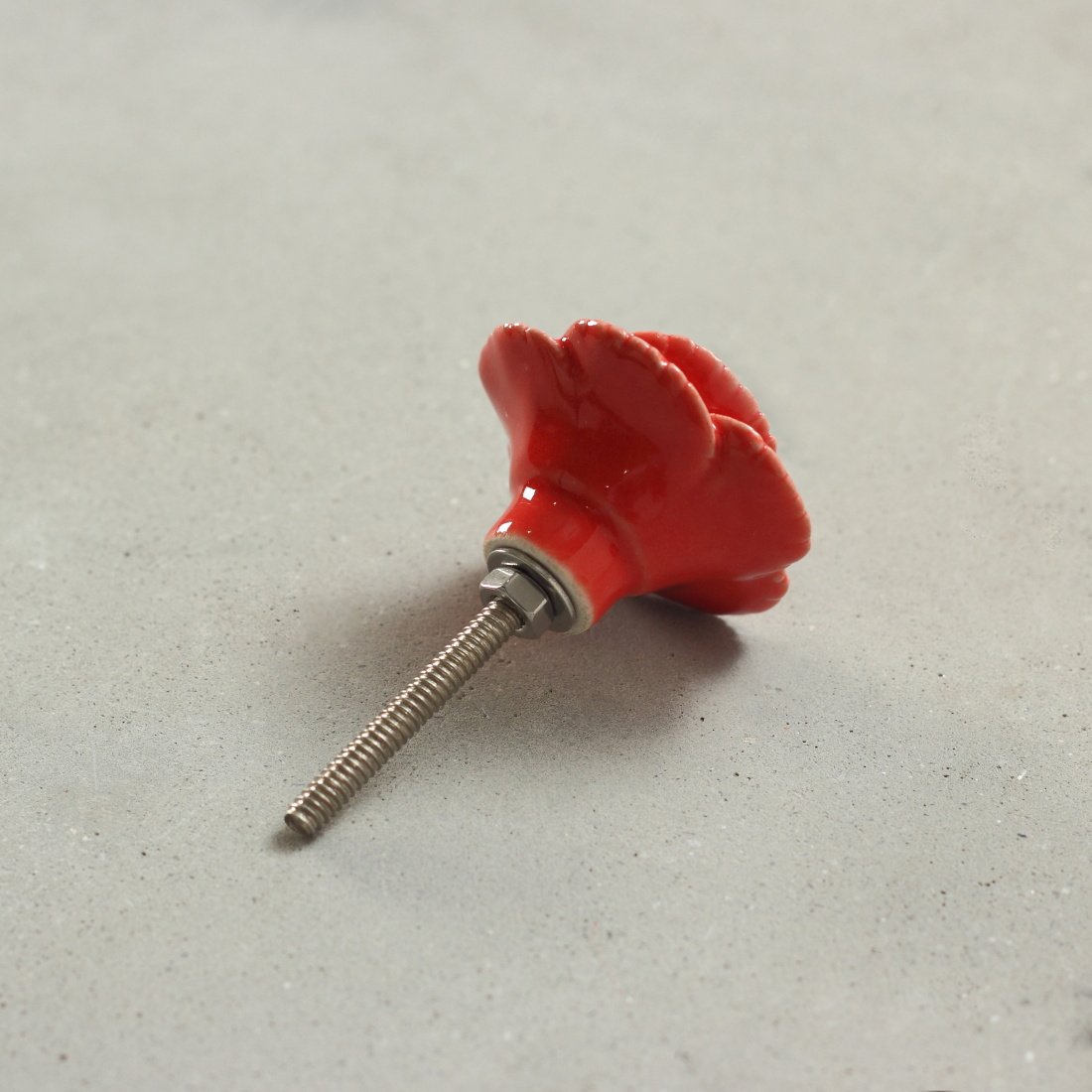 Blossom Flower Ceramic Knob – Stylish Cupboard & Drawer Handle for Kids’ Room