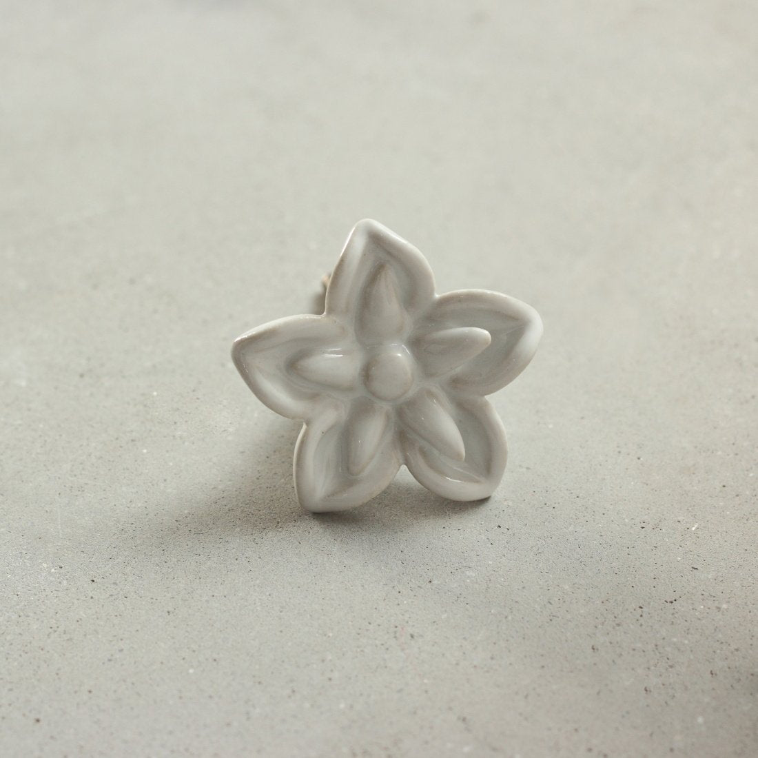 Cherry Blossom Flower Ceramic Knob – Stylish Cupboard & Drawer Handle for Kids’ Room