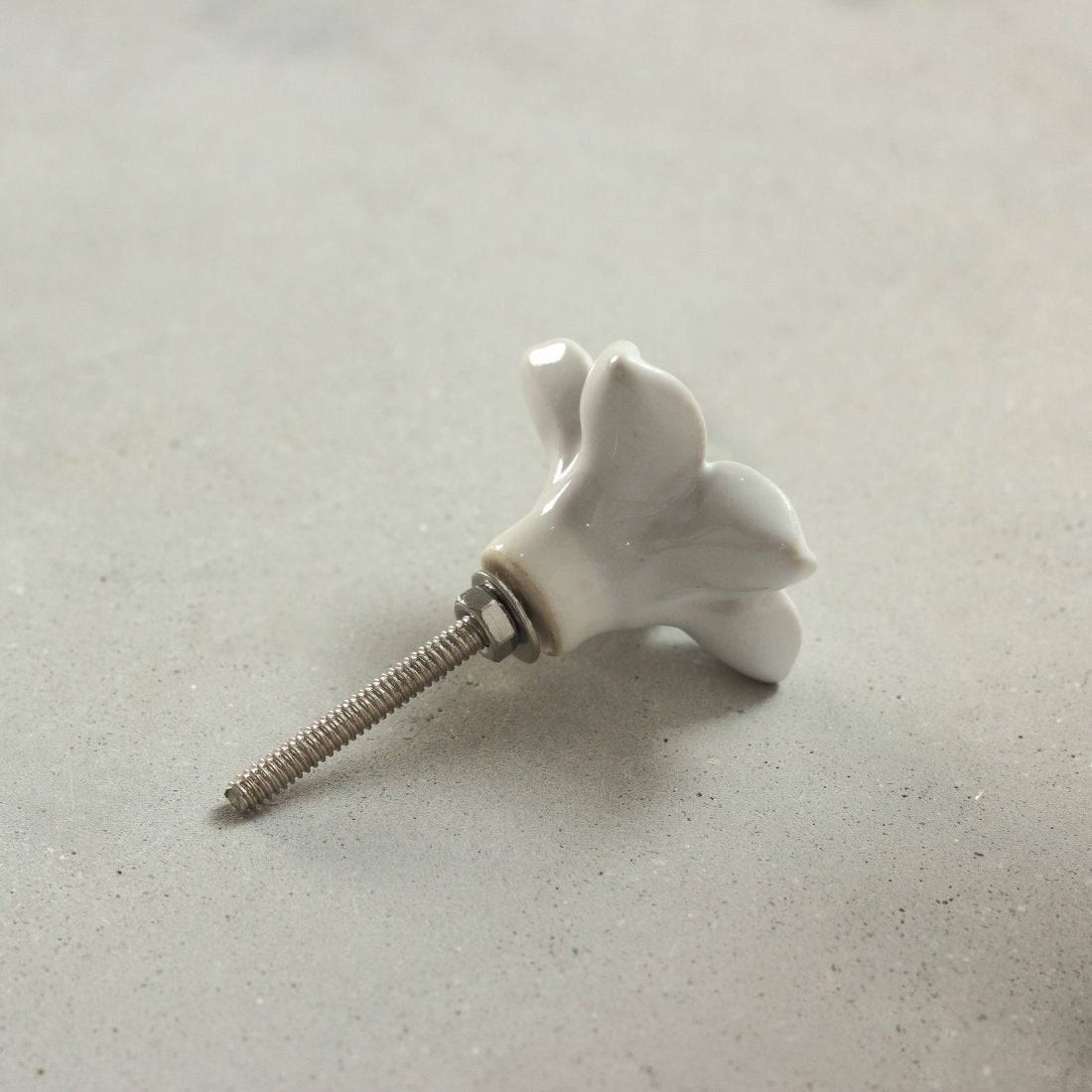 Cherry Blossom Flower Ceramic Knob – Stylish Cupboard & Drawer Handle for Kids’ Room