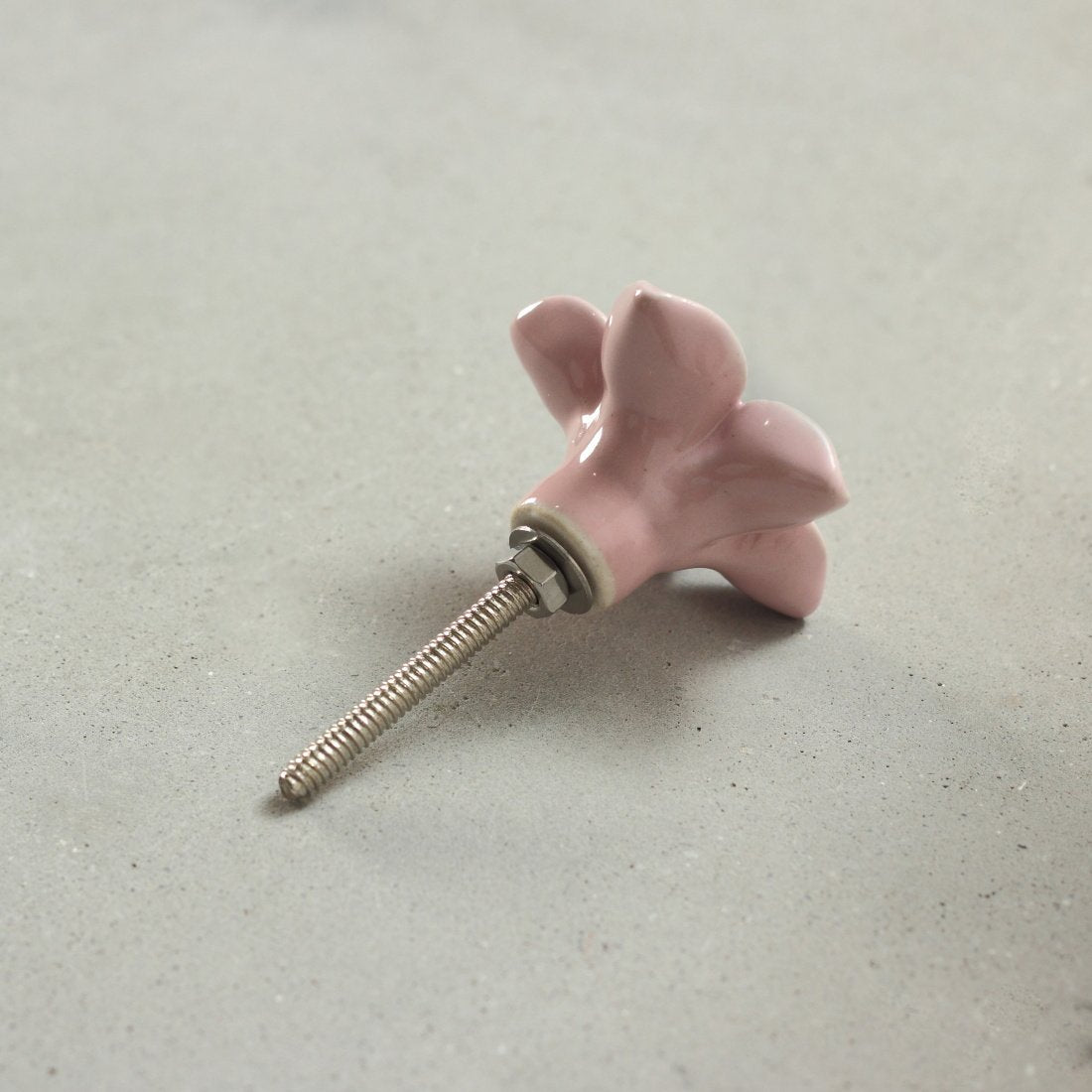 Cherry Blossom Flower Ceramic Knob – Stylish Cupboard & Drawer Handle for Kids’ Room