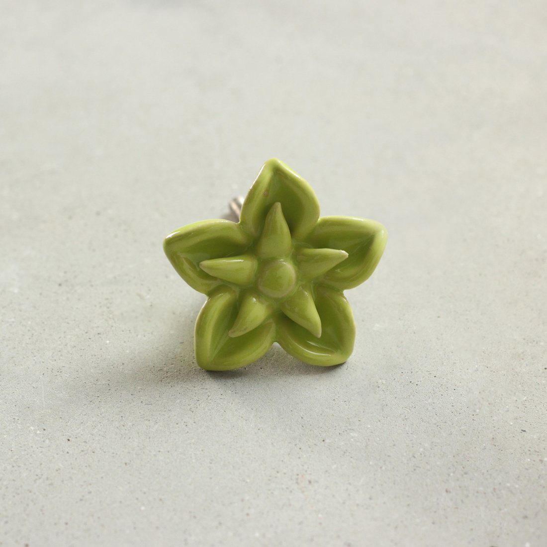 Cherry Blossom Flower Ceramic Knob – Stylish Cupboard & Drawer Handle for Kids’ Room