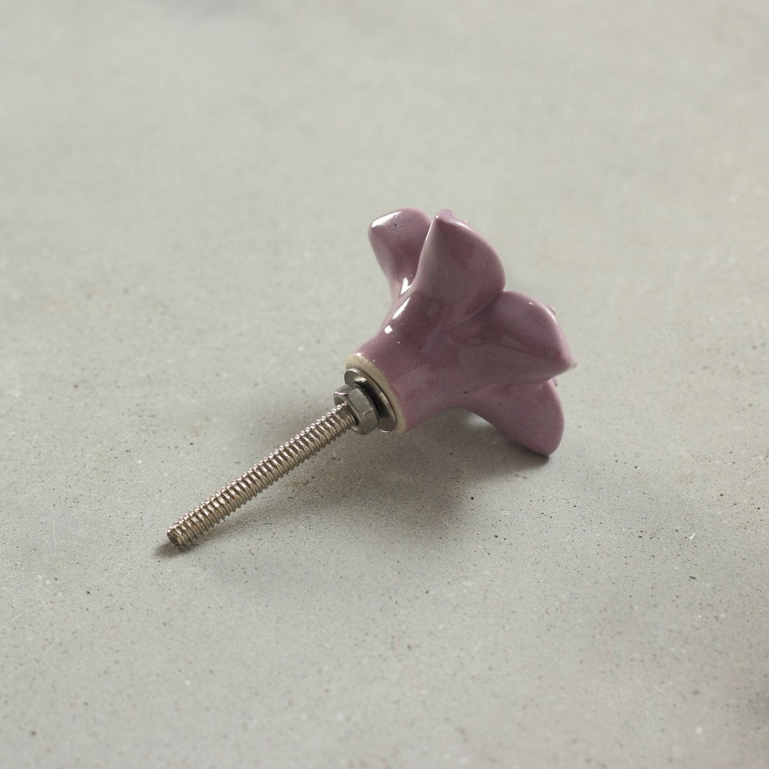 Cherry Blossom Flower Ceramic Knob – Stylish Cupboard & Drawer Handle for Kids’ Room