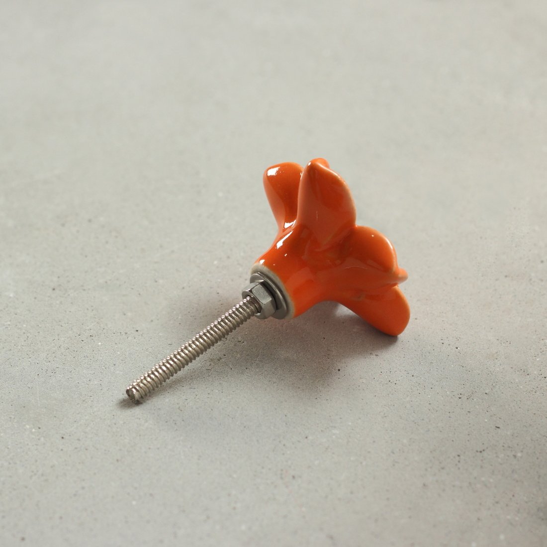 Cherry Blossom Flower Ceramic Knob – Stylish Cupboard & Drawer Handle for Kids’ Room